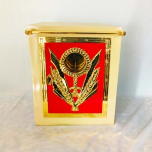 Tabernacle Iron Safe Brass gold Plated